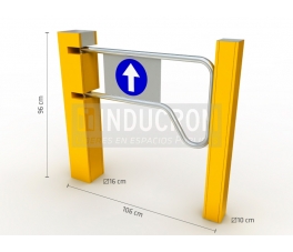 Portillon Chapa Electromagnetica