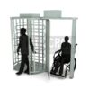 Torniquete Alto 3-A + Puerta Alta Bidireccional Automática