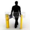 Portillon Chapa Electromagnetica