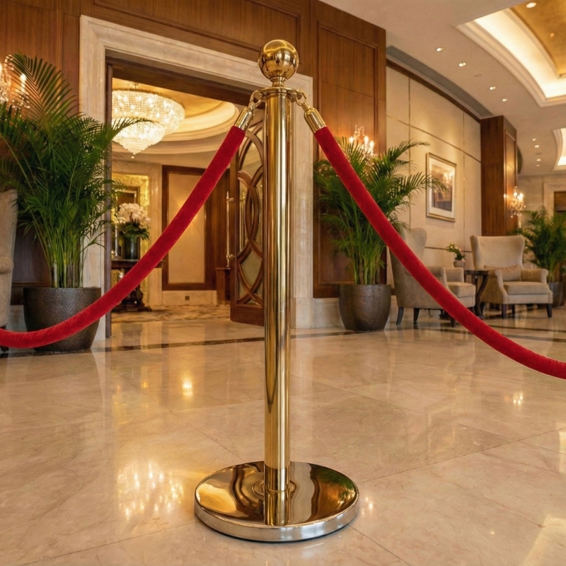 Separador de fila Emperador de Acero Inoxidable Dorado