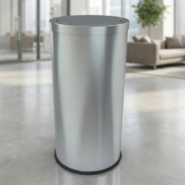 Basurero de acero inoxidable Tapa Péndulo Praga