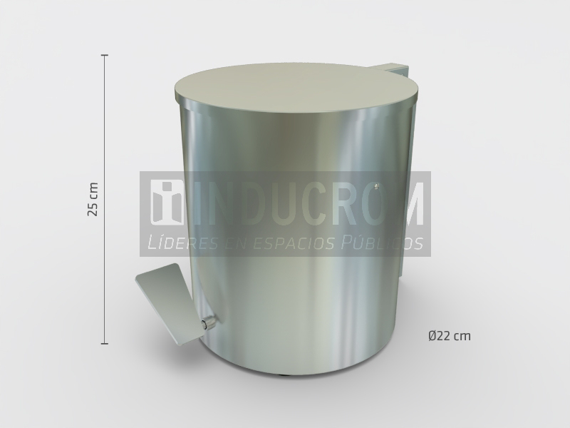 Basurero Tapa Pedal Dortmund